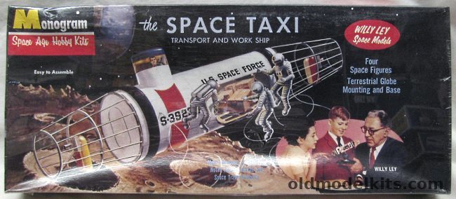 Monogram 1/48 Space Taxi Willy Ley Space Model, 0194 plastic model kit